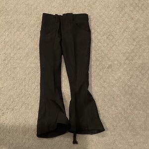 Black Flared Dress Riding Pants Kids 0407